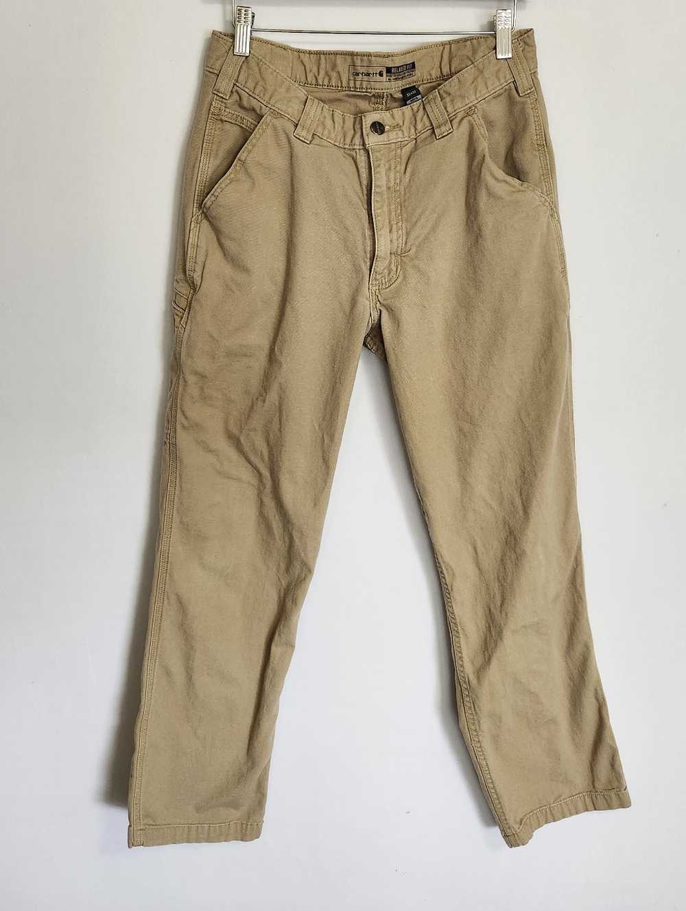 Carhartt Light Brown Relaxed Fit Canvas Pants Suze 32x32